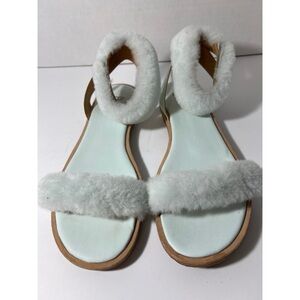 UGG Women's Fuzzy White Sandals